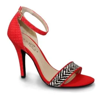 Lunar Susanna Zebra Toe Heels .