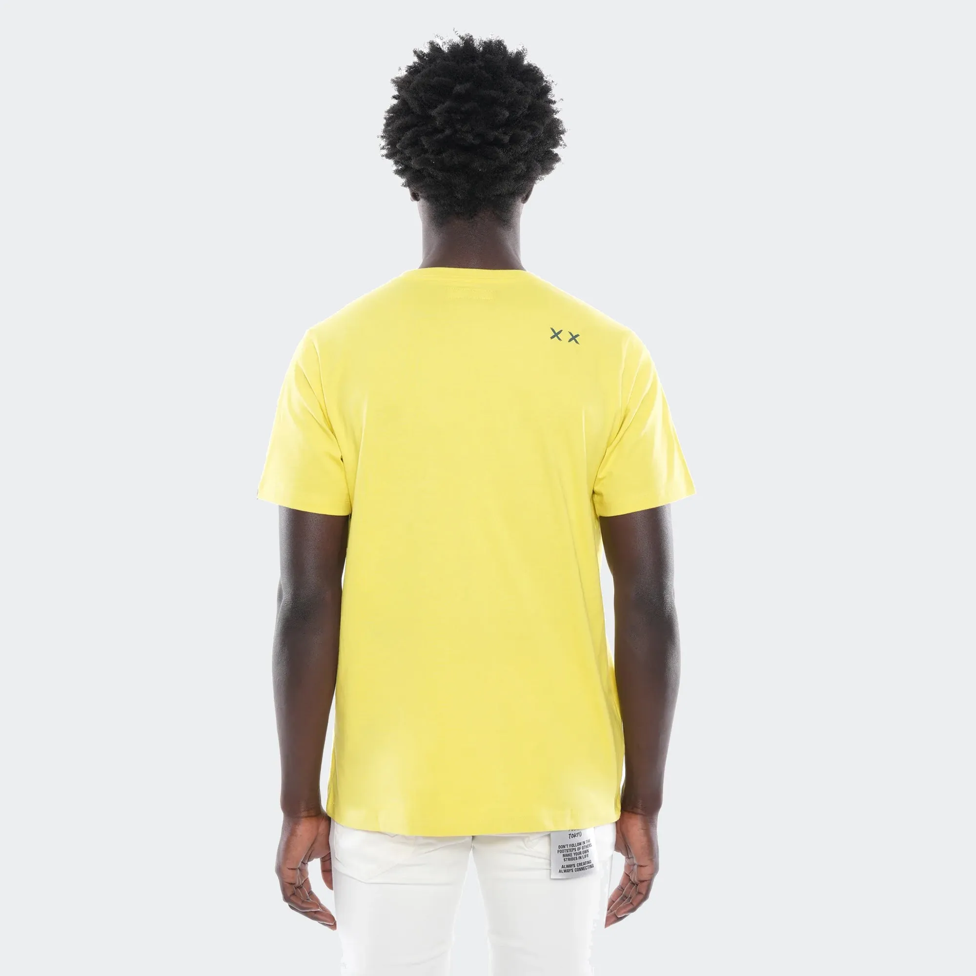Men's Cult of Individuality 3D Clean Shimuchan Tee Yellow
