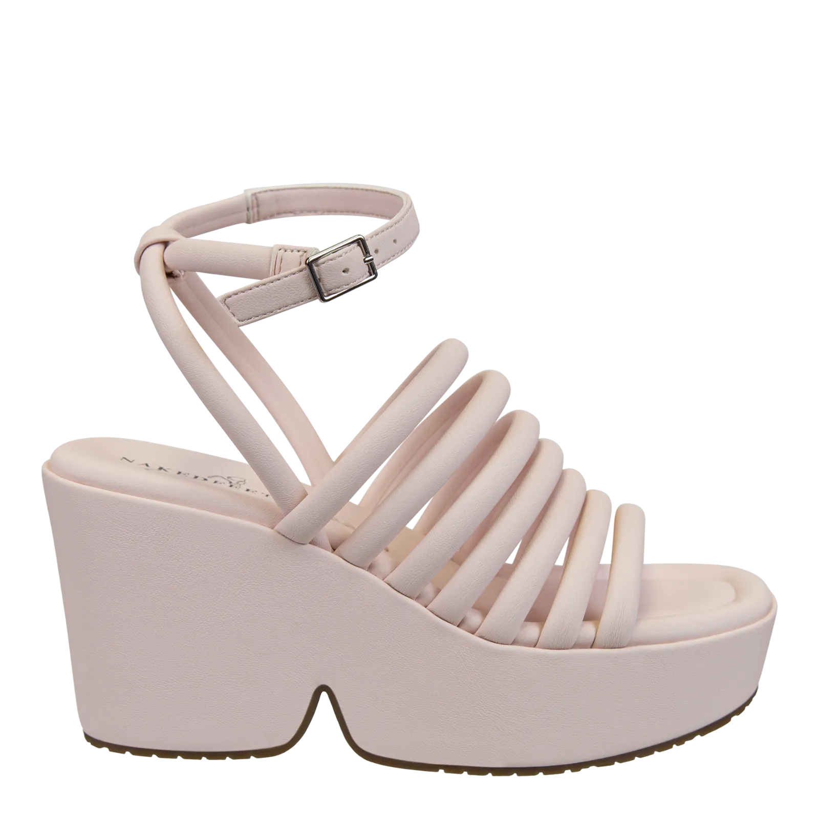 NAKED FEET - ANTIPODE in LIGHT PINK Heeled Sandals
