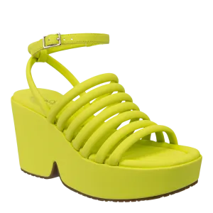 NAKED FEET - ANTIPODE in YELLOW Heeled Sandals