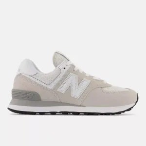 New Balance Womens 574 Fashion Trainers - Nimbus Cloud / White