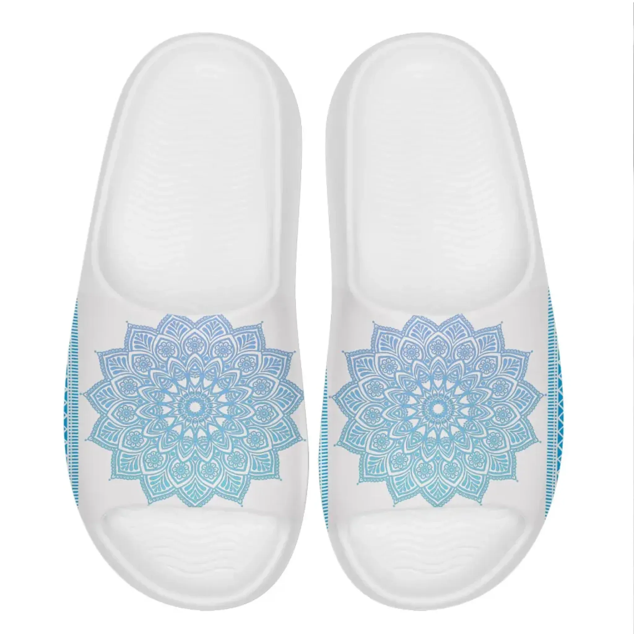 Personalized Yoga-Themed Slide Sandal, Custom Serenity Yoga Slippers, Harmony Slippers