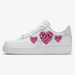 Pink Camo Heart Trio AF1