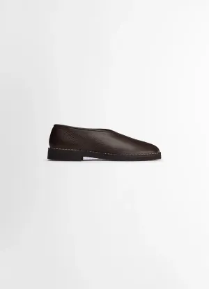 PIPED CREPE SLIPPERS