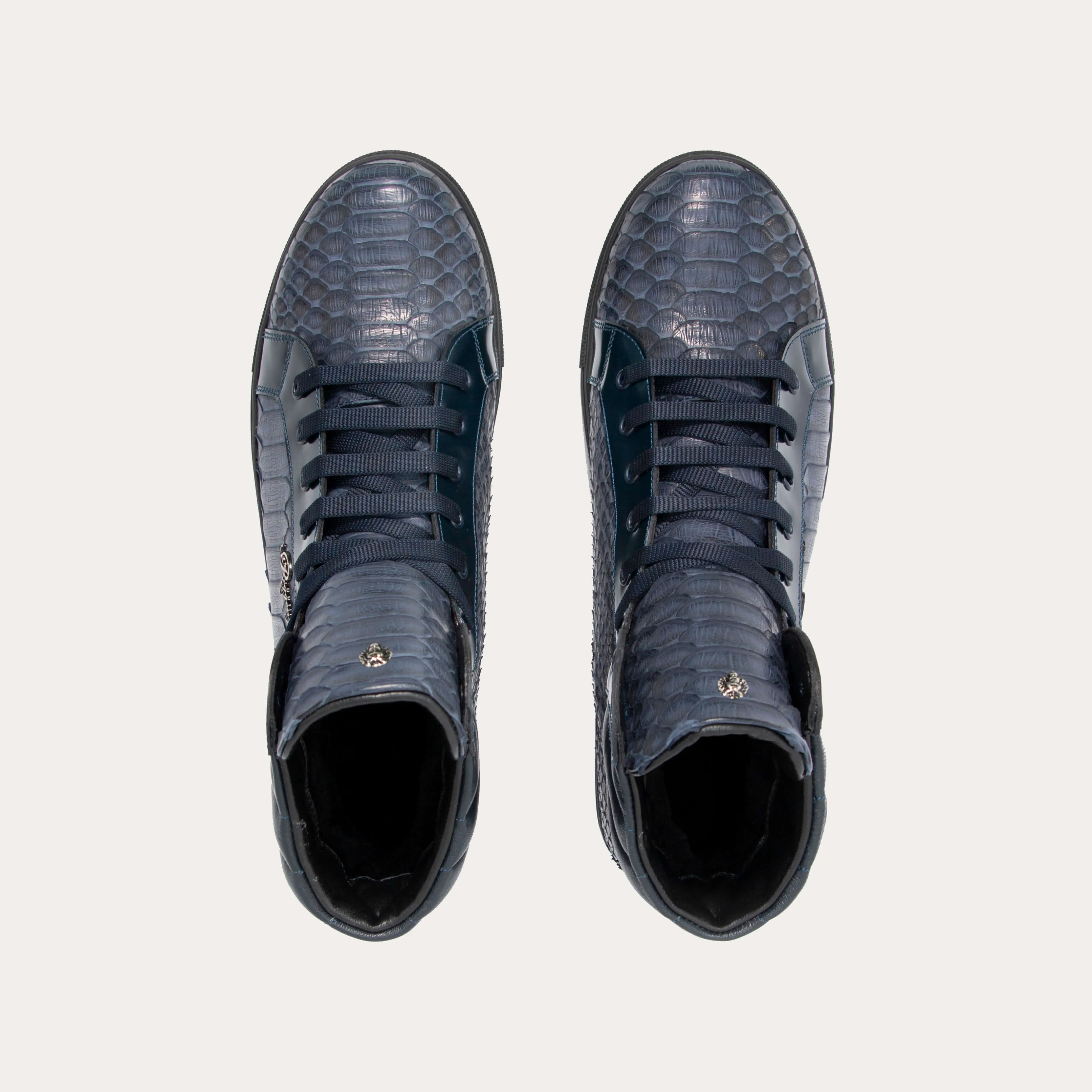 Python Leather & Premium Leather Boots