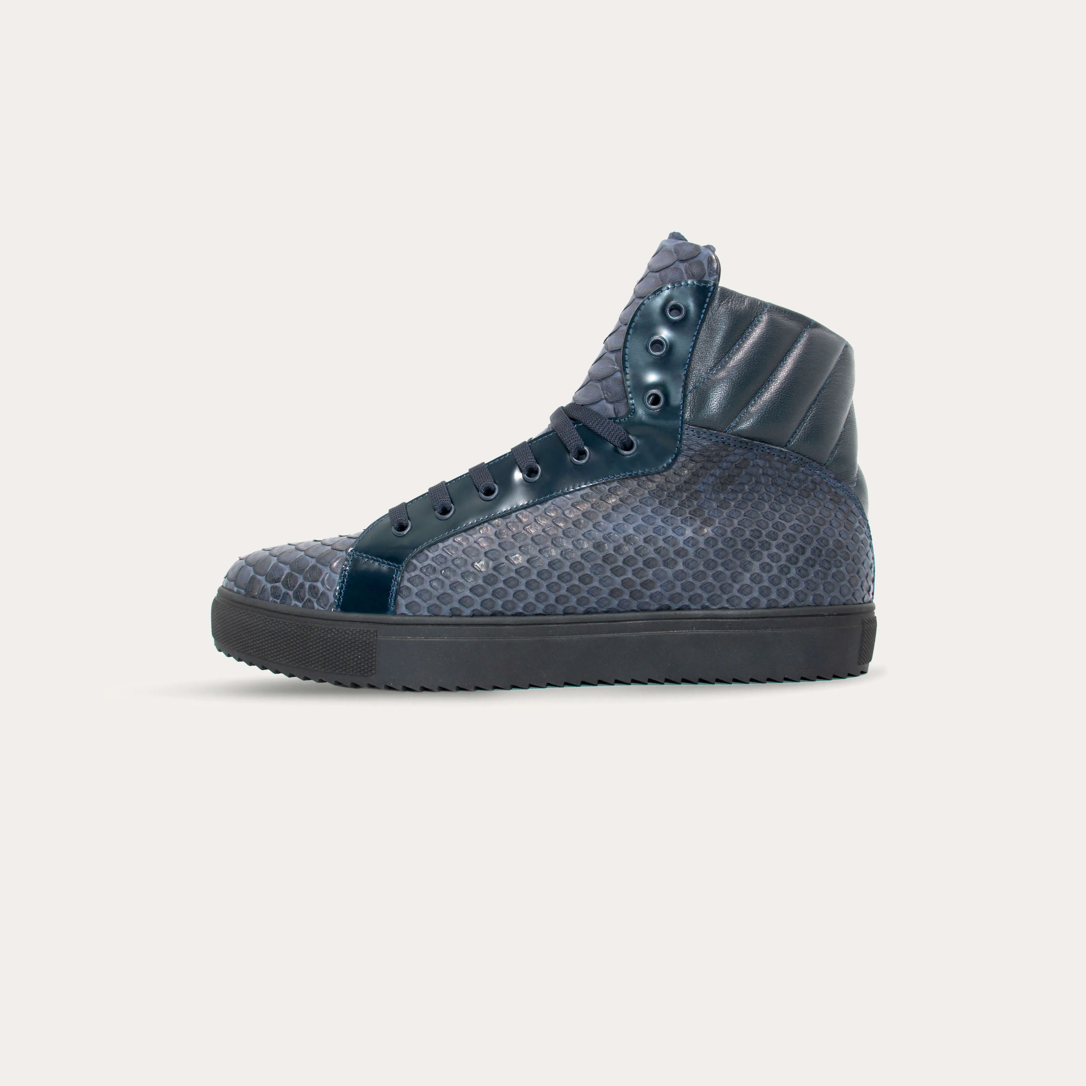 Python Leather & Premium Leather Boots