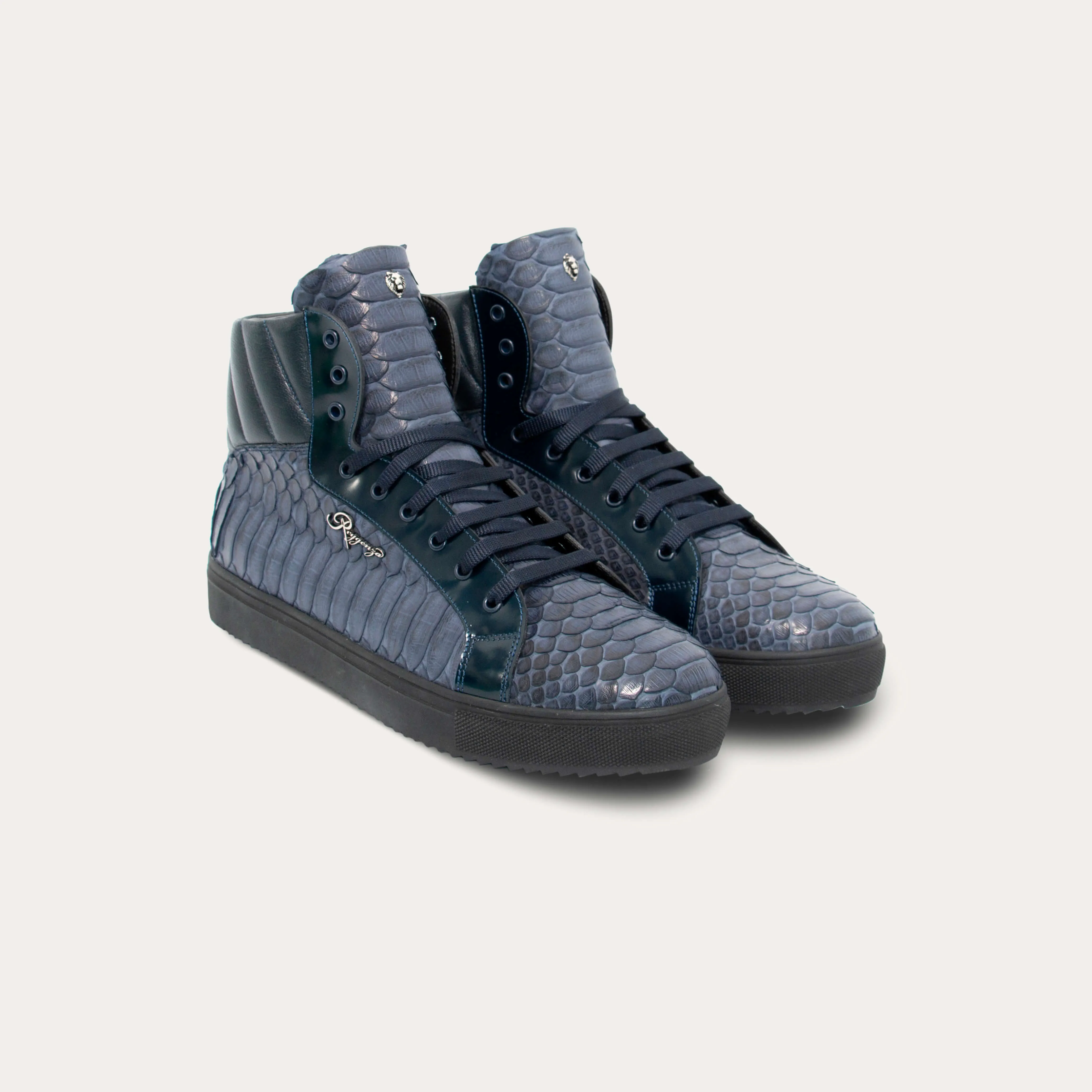 Python Leather & Premium Leather Boots