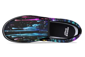 Rainbow Drips Slip Ons