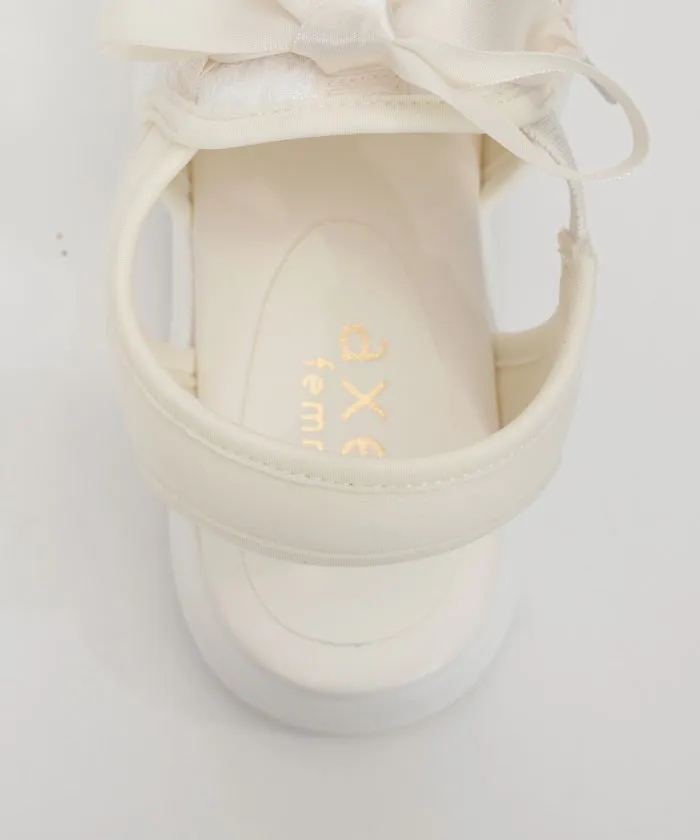 Ribbon Design Sneakers Sandals