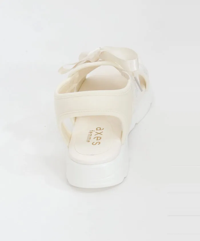 Ribbon Design Sneakers Sandals