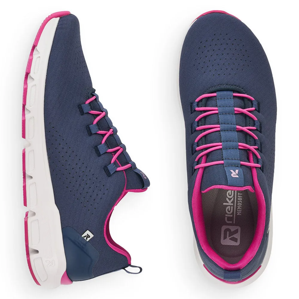Rieker Ladies Super lightweight lace Up Sneaker