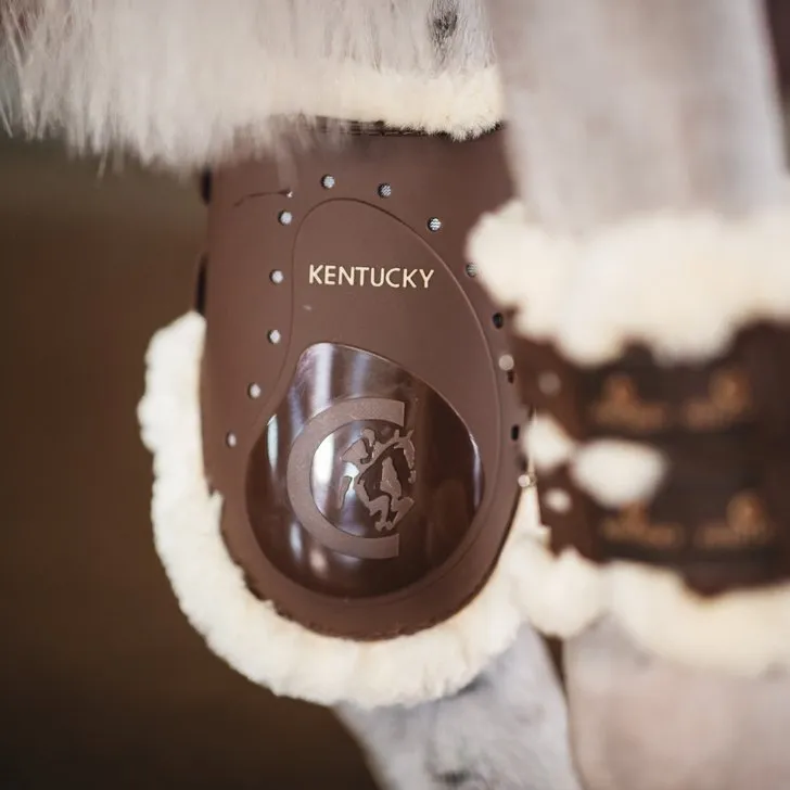 Sheepskin Fetlock Horse Boots Elastic  | Kentucky Horsewear