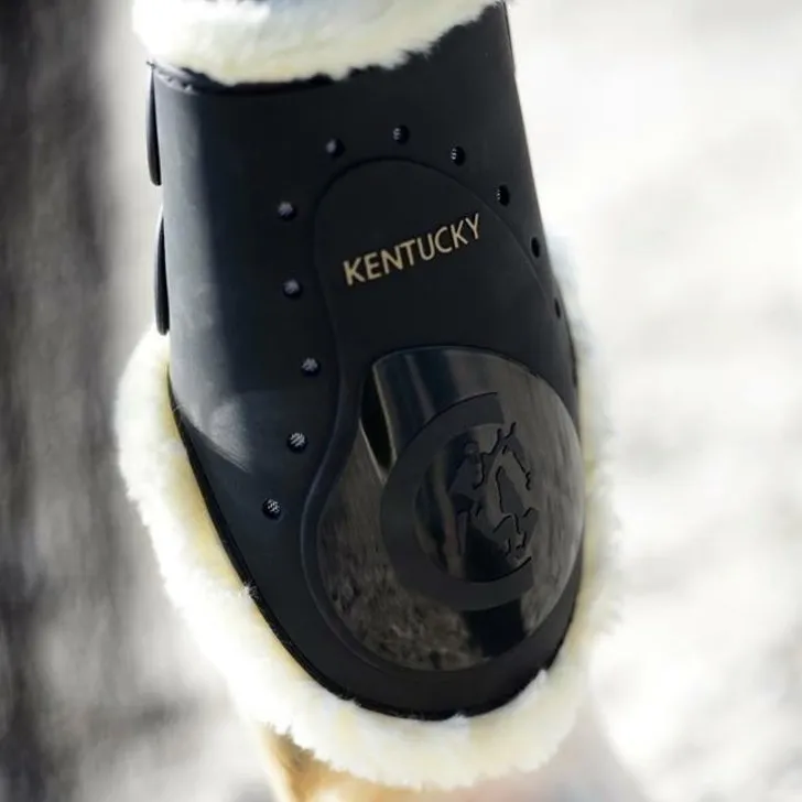 Sheepskin Fetlock Horse Boots Elastic  | Kentucky Horsewear