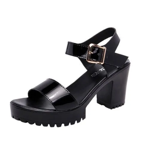 Simple Classic Platform Sandal Shoes