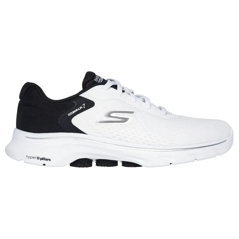Skechers Trainer 125215 wbk WHITE BLUE  GO WALK 7™ - Cosmic Waves