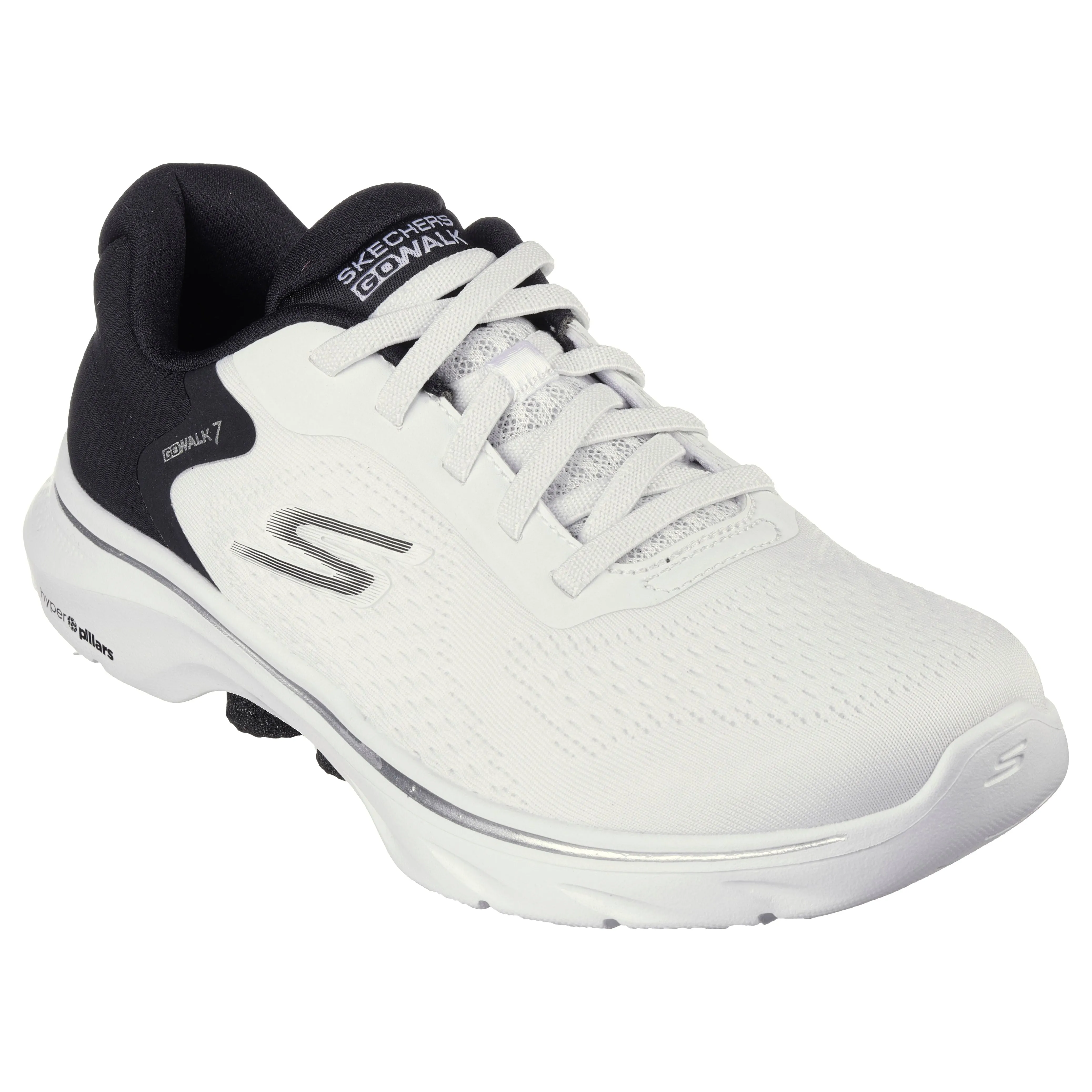 Skechers Trainer 125215 wbk WHITE BLUE  GO WALK 7™ - Cosmic Waves