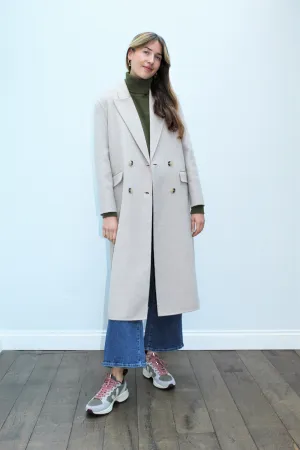 SLF Tama Handmade Wool Coat in Sandshell