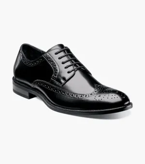 Stacy Adams Garrison 24916-001 Wing Tip Oxford Black