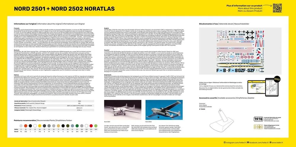 STARTER KIT Nord 2501   Nord 2502 NORATLAS TWINSET