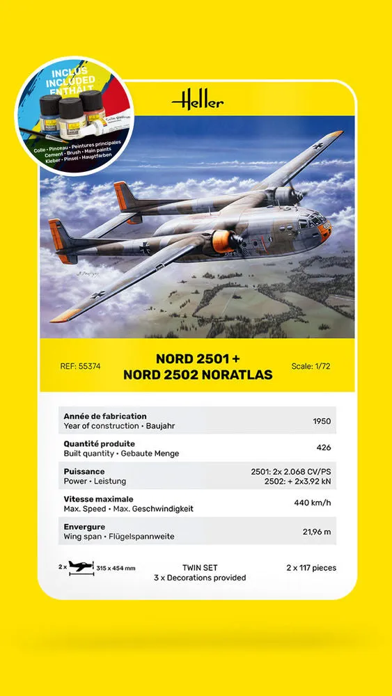 STARTER KIT Nord 2501   Nord 2502 NORATLAS TWINSET