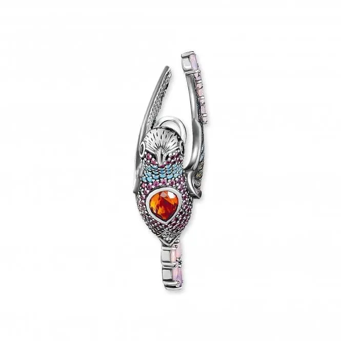 Sterling Silver Colourful Hummingbird Pendant PE875-342-7