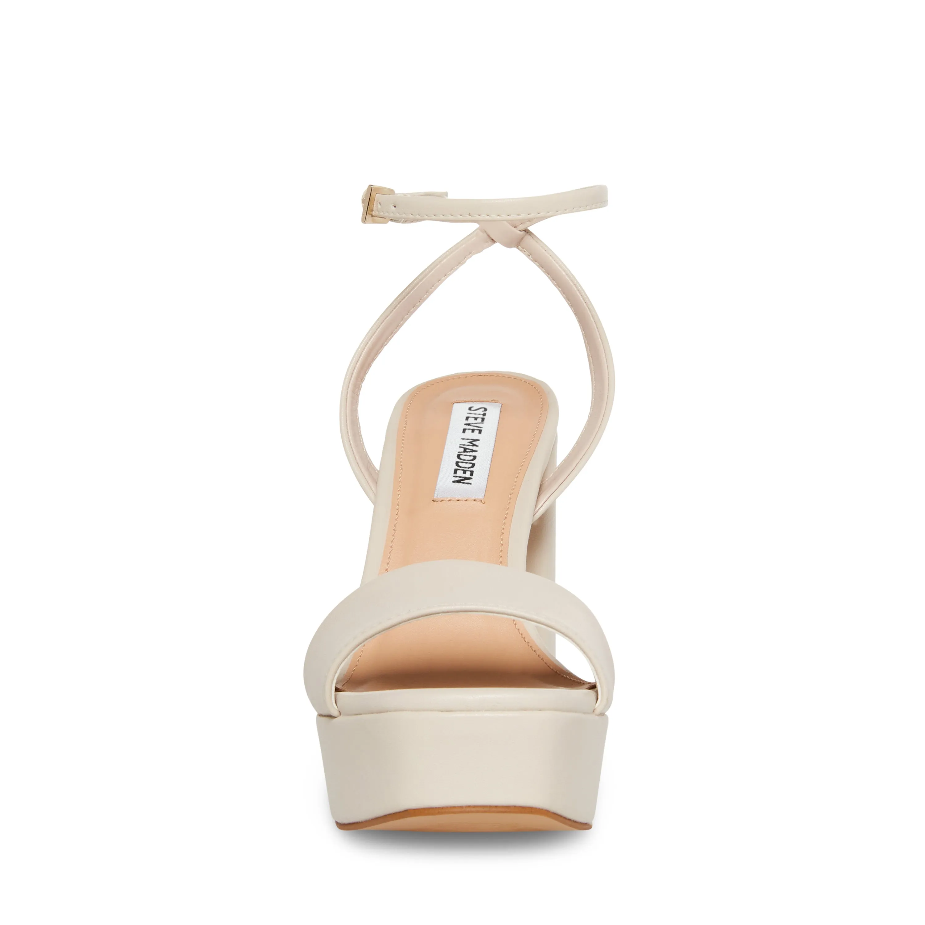 Steve Madden Lessa Platform Sandals Women Block Heel Ankle Strap Open Toe Pumps