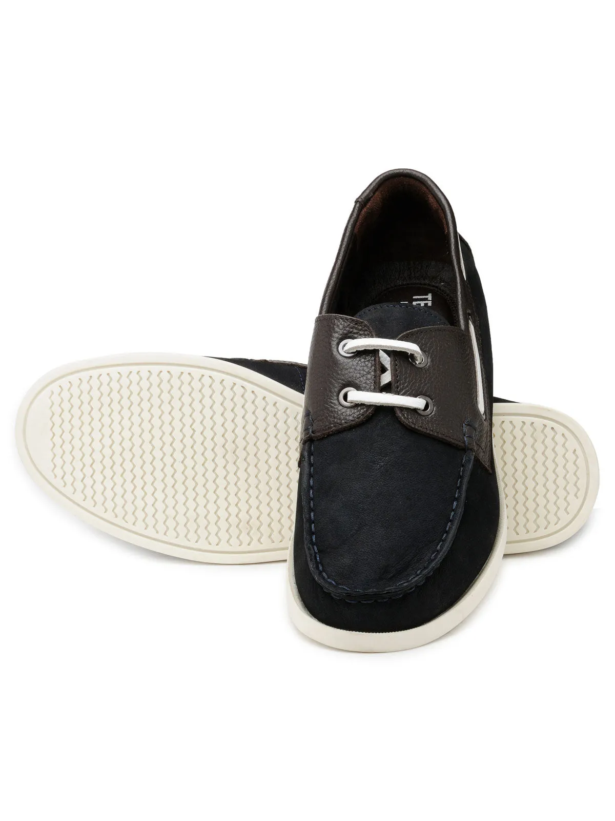 Teakwood Leather Men's Blue Slip-ons Shoes