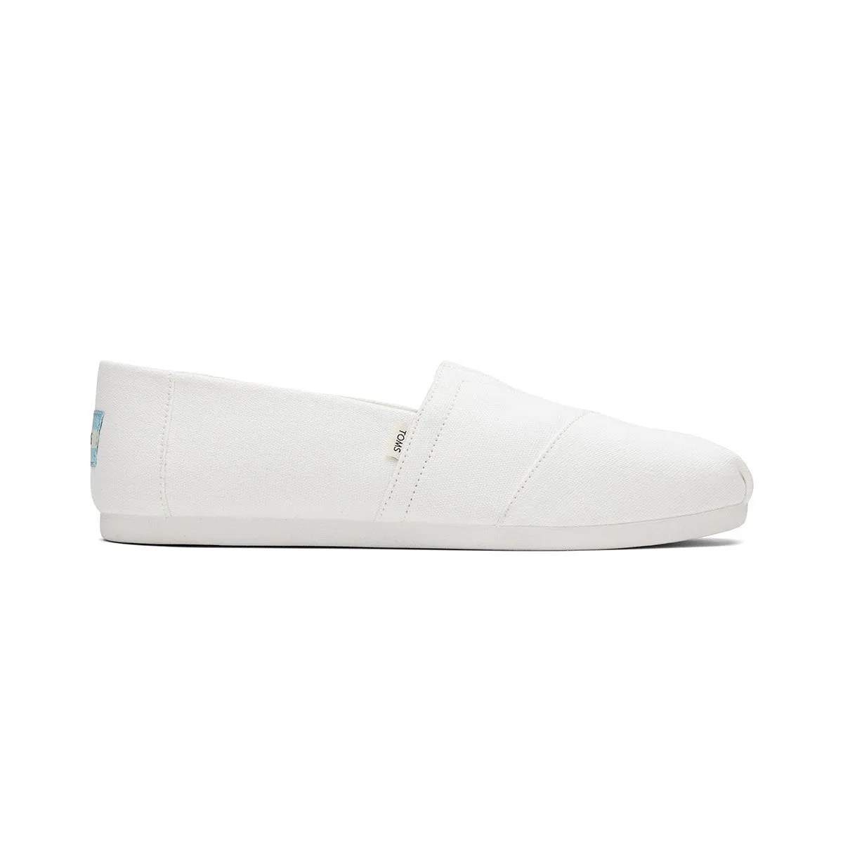 TOMS Sneaker Alpargata Women - White Recycled Cotton Canvas