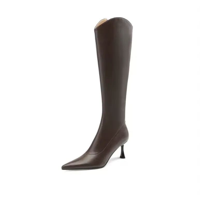 USS Shoes Anny Women's Genuine Leather Knee High Boots