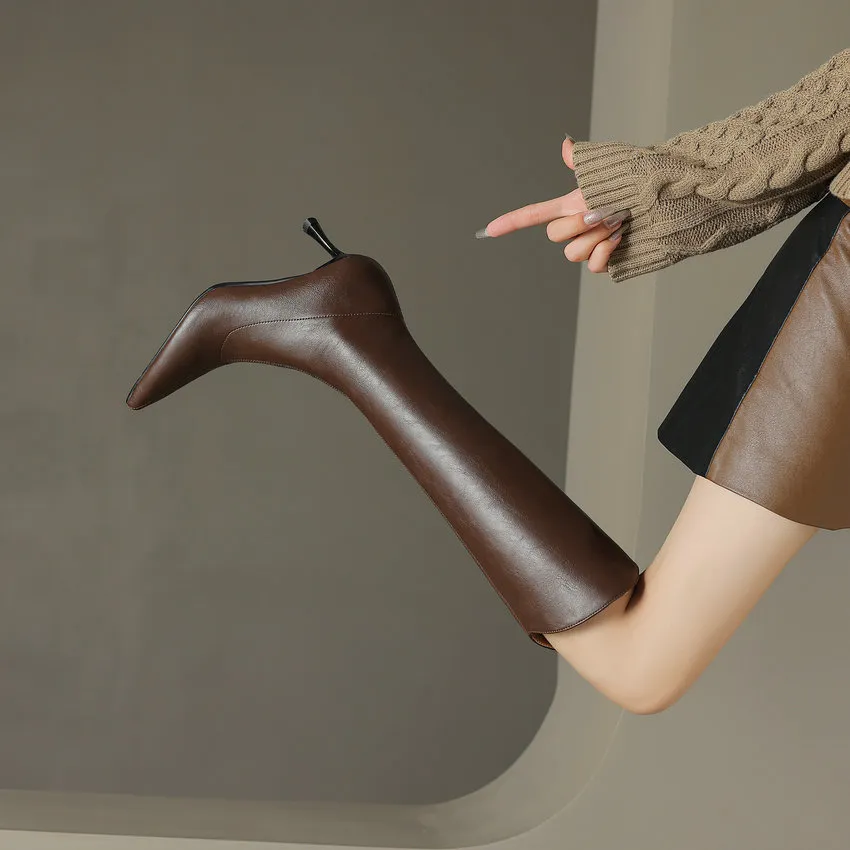 USS Shoes Anny Women's Genuine Leather Knee High Boots