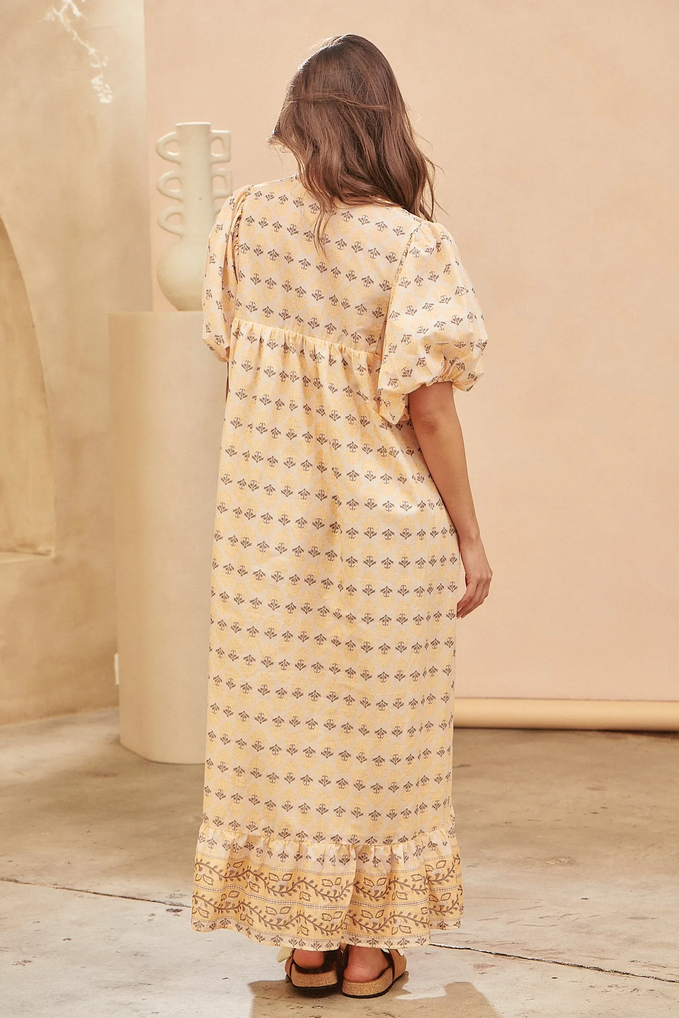 Wattle Midi Dress - Nectar