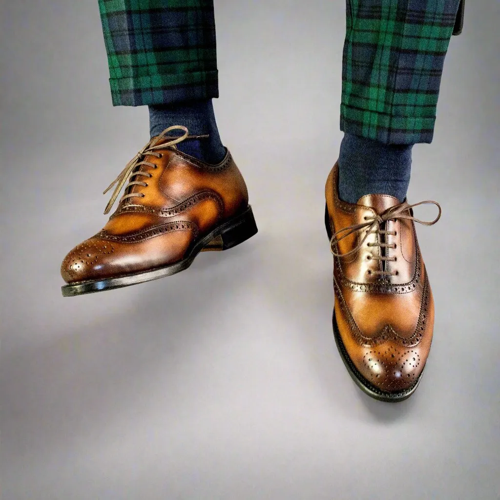 WINGTIPS COGNAC (TRADITIONAL-Z1)