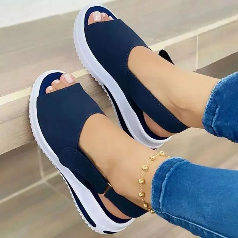 Women Breathable Soft Wedge Orthopedic Sandal