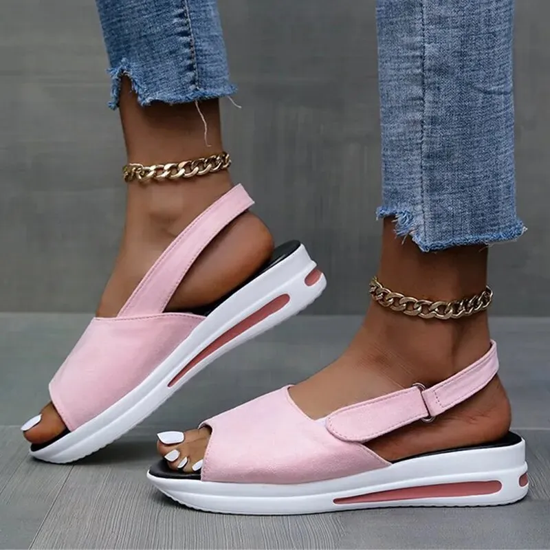 Women Breathable Soft Wedge Orthopedic Sandal