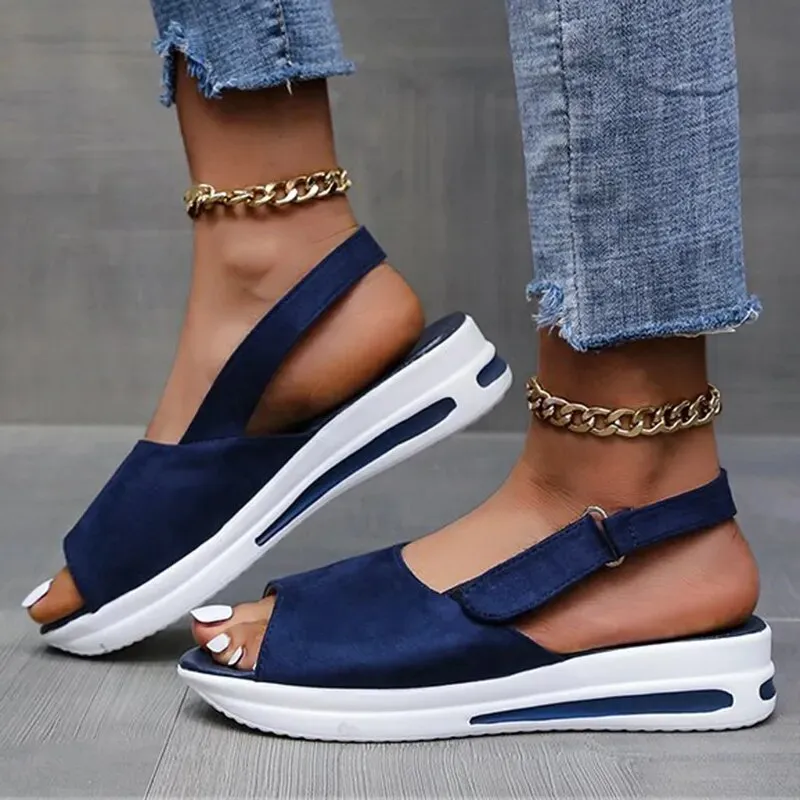 Women Breathable Soft Wedge Orthopedic Sandal