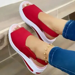 Women Breathable Soft Wedge Orthopedic Sandal