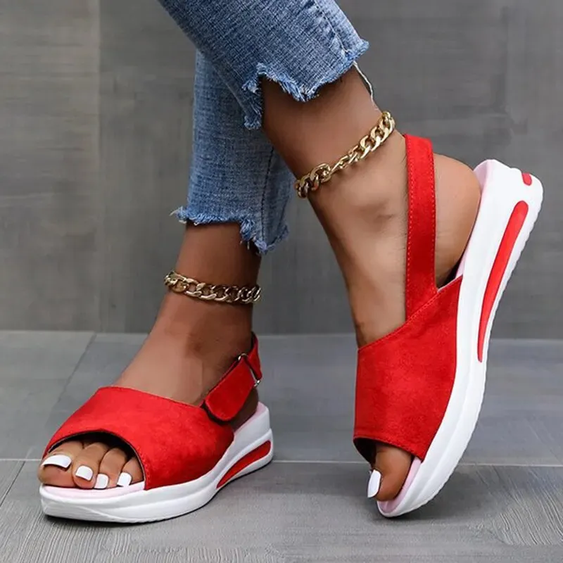 Women Breathable Soft Wedge Orthopedic Sandal