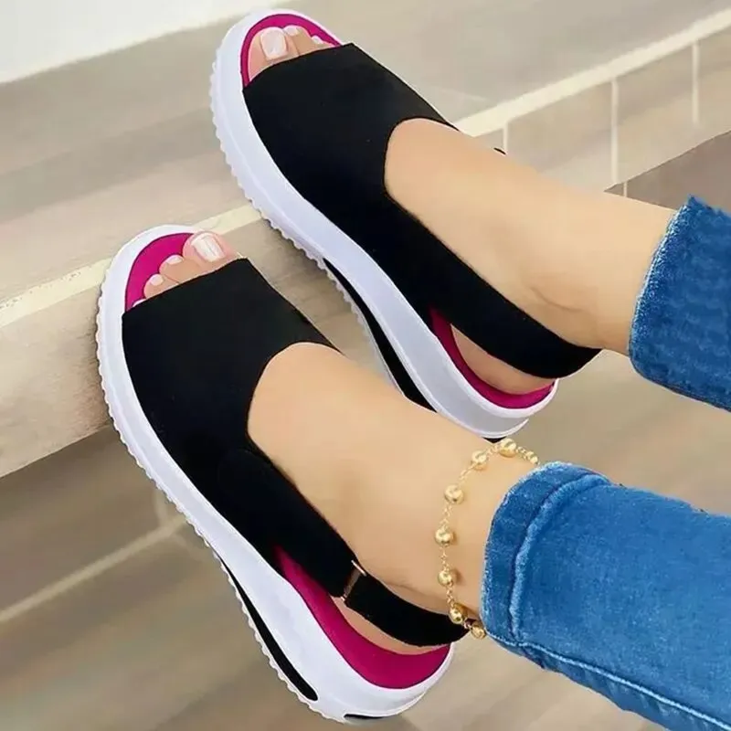 Women Breathable Soft Wedge Orthopedic Sandal