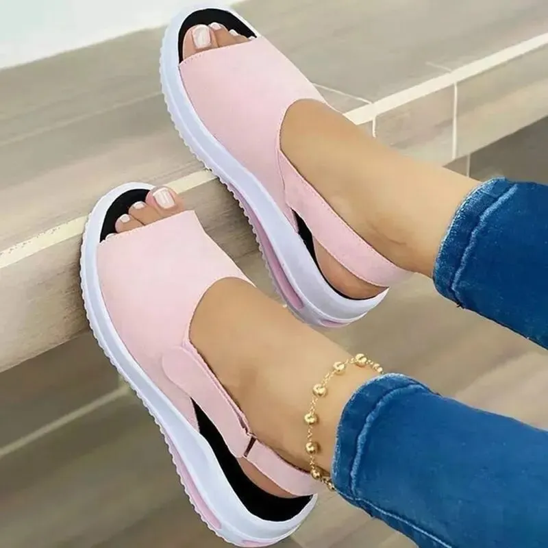 Women Breathable Soft Wedge Orthopedic Sandal