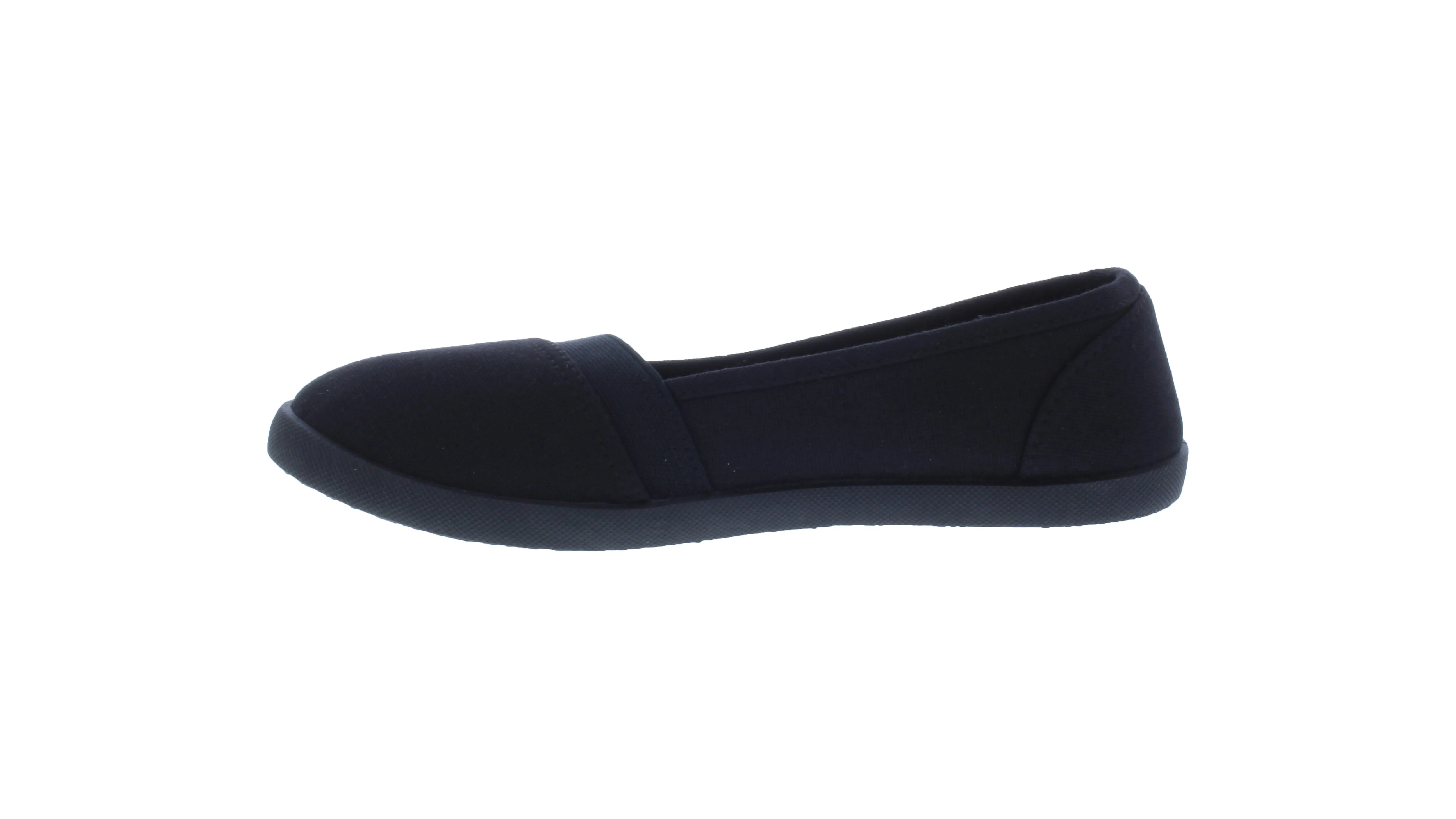 Women Canvas Slip On Sneaker with Elastic