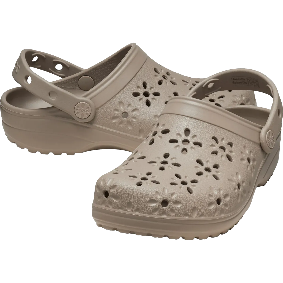 Women's Classic Floral Cut Out Clog
