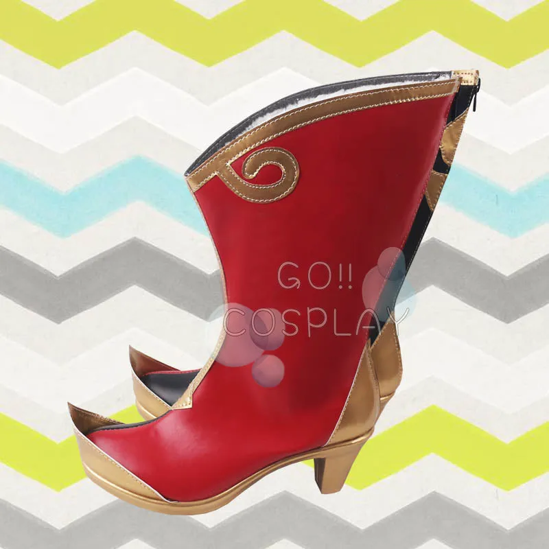 Yanfei Shoes Genshin Impact Cosplay