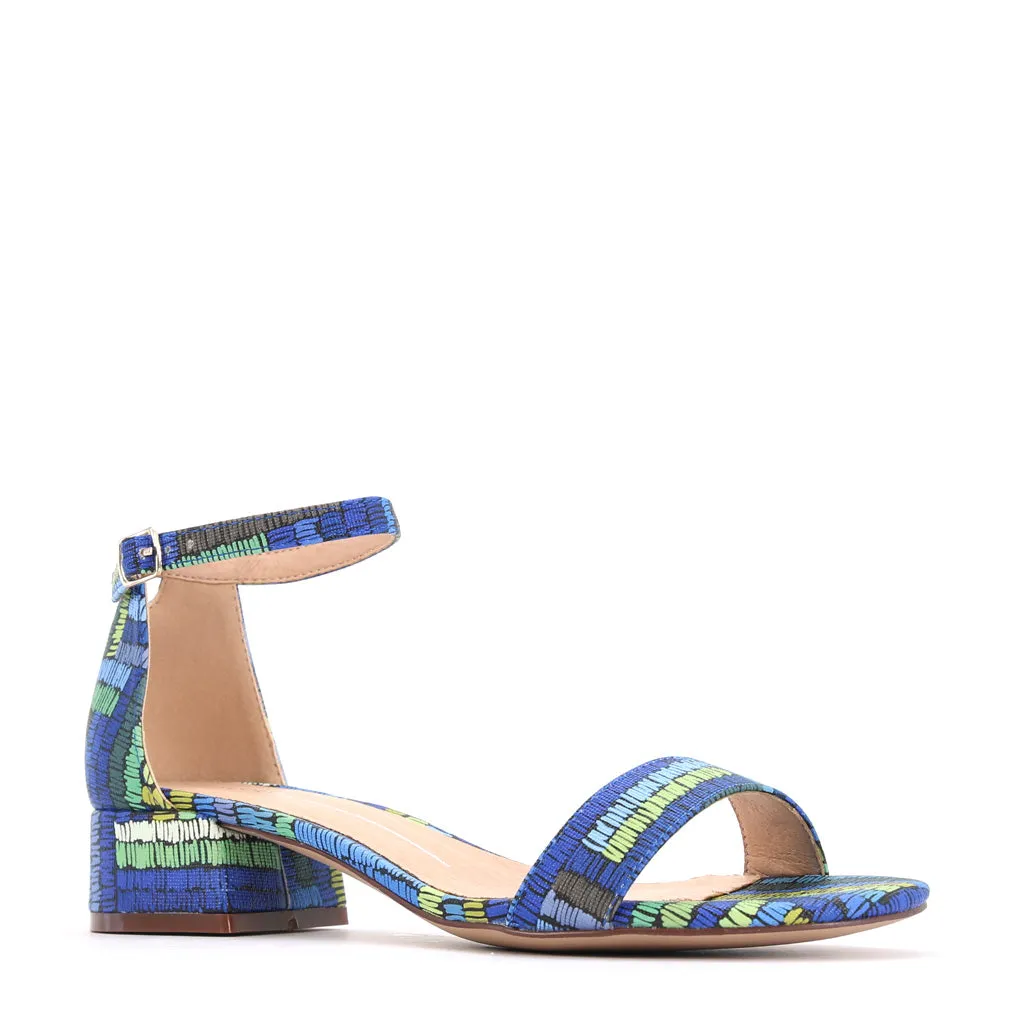ZAYBE PRINTED HEEL SANDALS